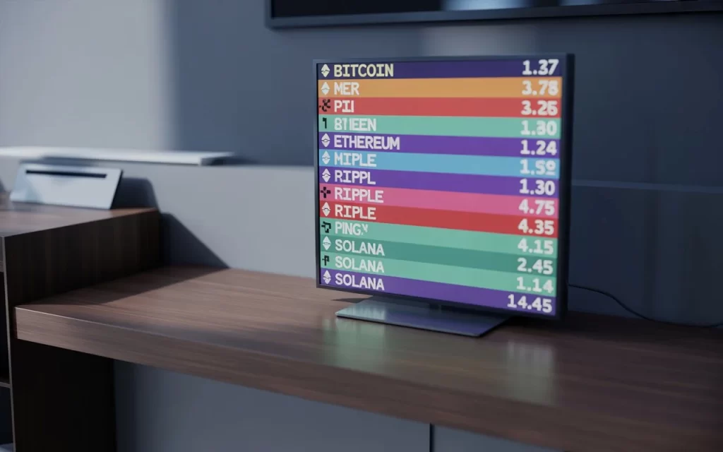 Crypto Currencies Price List