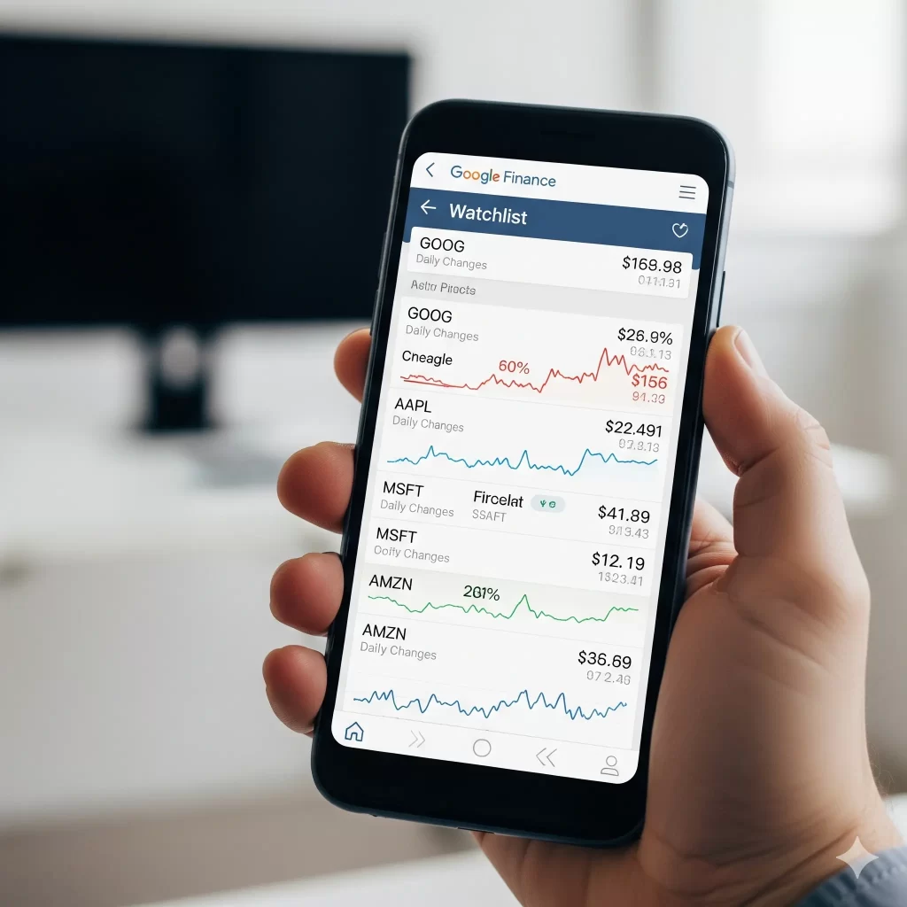 google finance watchlist