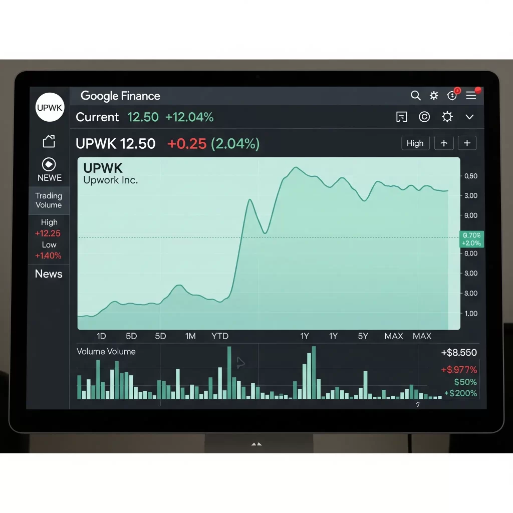 upwork google finance
