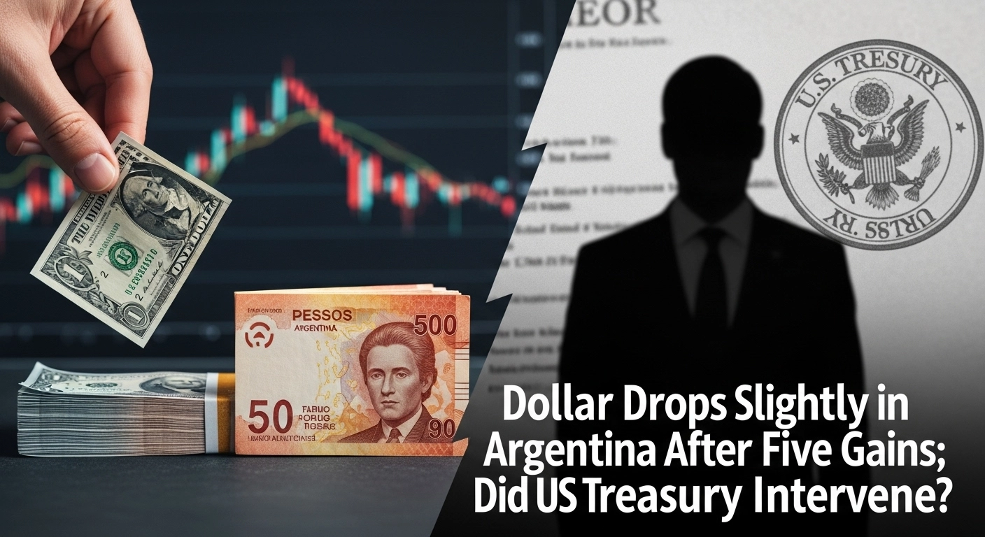 Dollar Drops Slightly in Argentina After Five Gains Did US Treasury Intervene