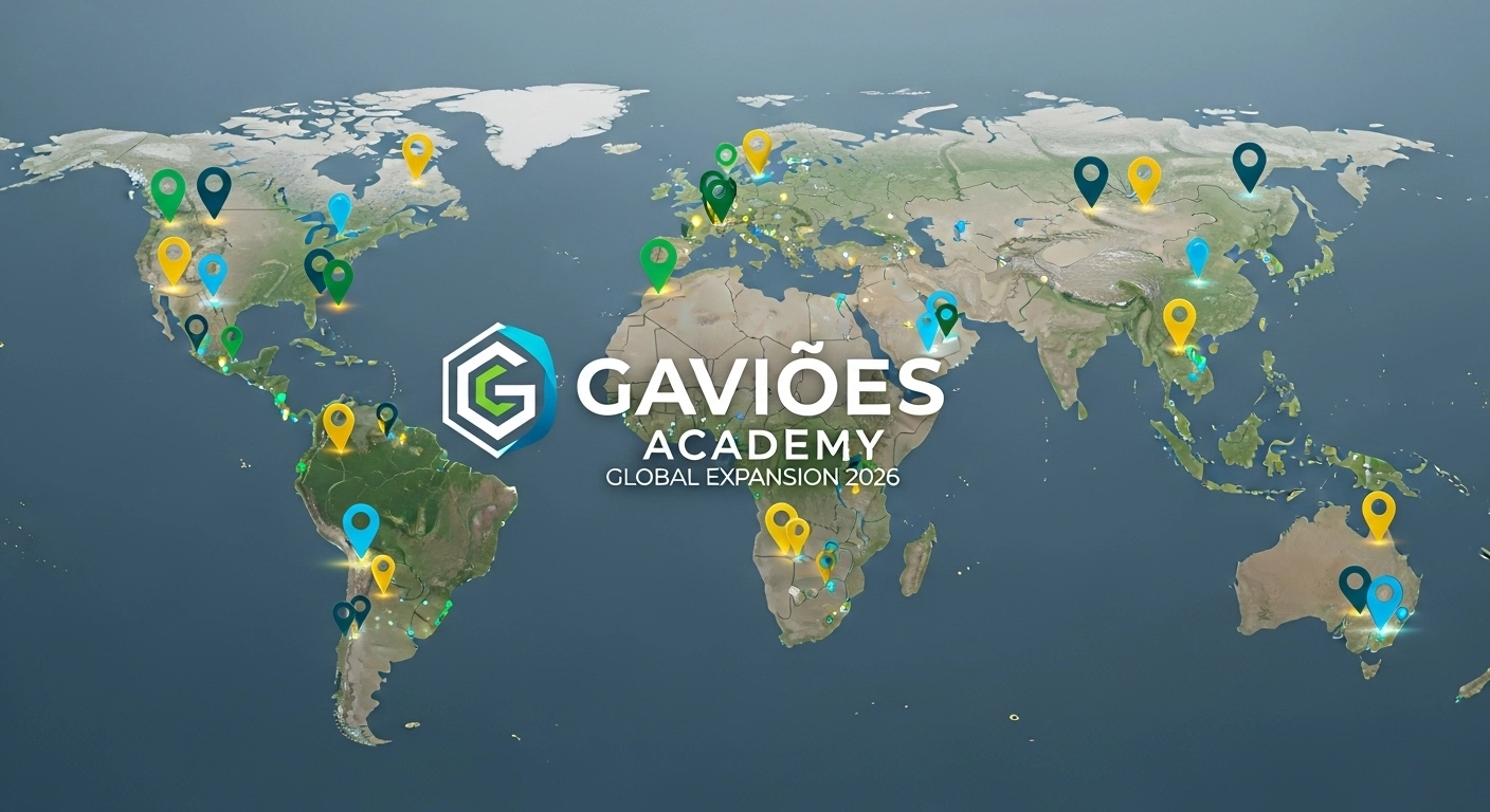 Gaviões Academy Expands Internationally with Plans for 300 Locations by 2026