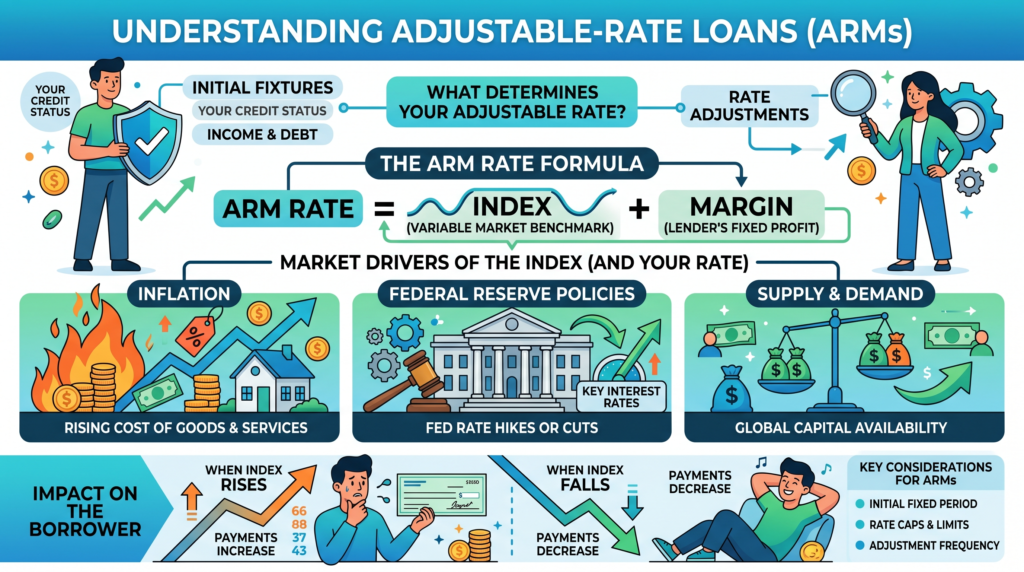adjustable rate mortgage interest rate changes
